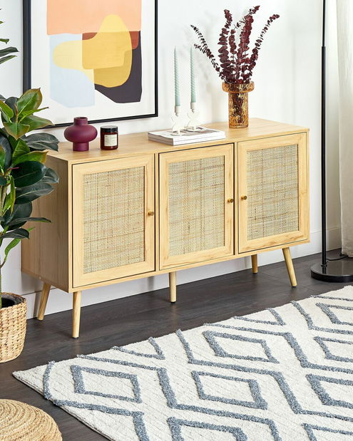 Covor ⌀ 120 cm Menen (roșu)