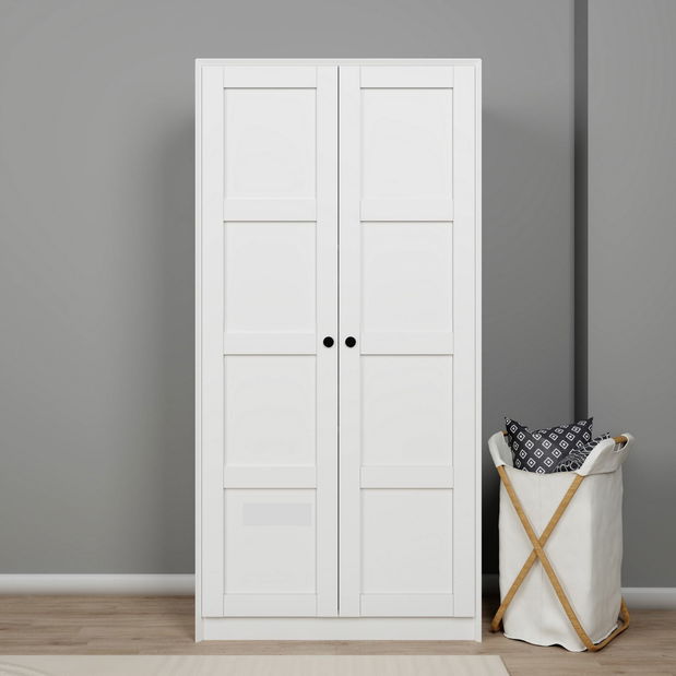 Policová skriňa Luckiny P (biela)