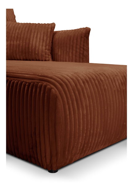 Sarok ülőgarnitúra Alondra (rozsda) (J)