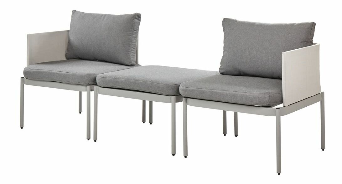 Set mobilier de grădină Tariq (gri) 