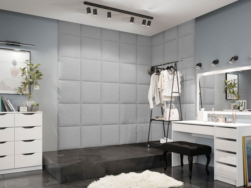 Panou tapițat Paggy 42x42 (gri)