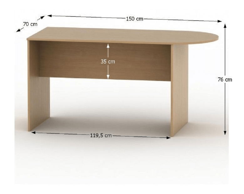Masă de scris Asista AS 022 fag