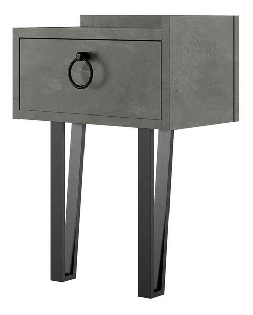 Nočný stolík Spongy (sivá)