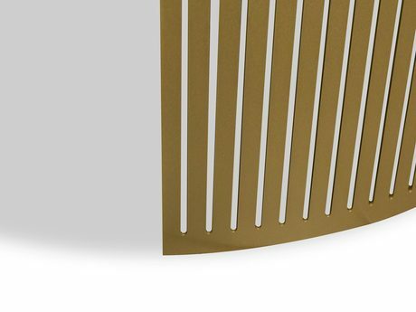 Dohányzóasztal Zentono Gold (arany + sarkvidéki fehér) 