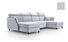 Rohová sedačka Moria U (sivá) (L)