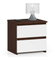 Nočný stolík Cleania CL2 (wenge + biela)