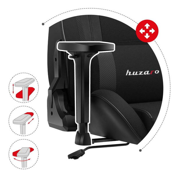 Fotoliu gaming Fusion 7.6 (negru)