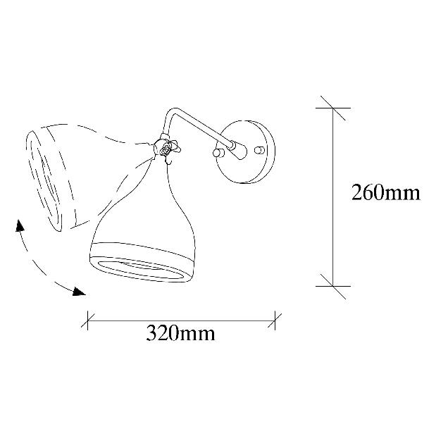 Iluminat de perete Yia 7031