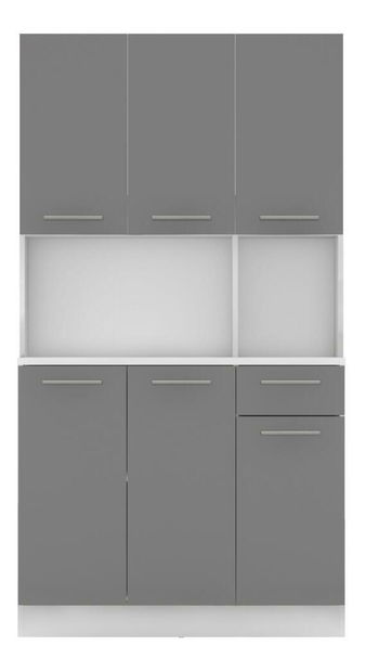 Kuhinjski kutak Palermo NEW (bijela + grafit)