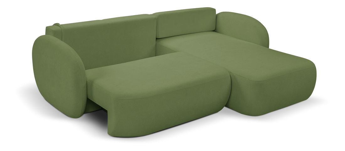 Rohová sedacia súprava Onyx (zelená) (P)