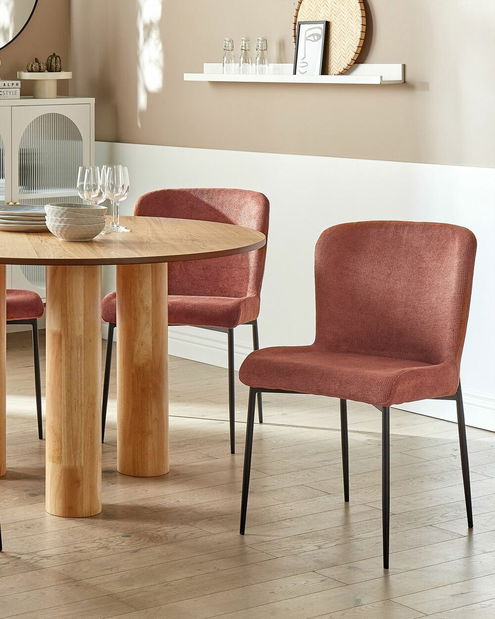 Set 2 ks jedálenských stoličiek Adana (hnedá)