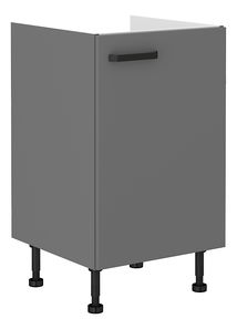 Dolná kuchynská skrinka pod drez Nesia 50 ZL 1F BB (Antracit)