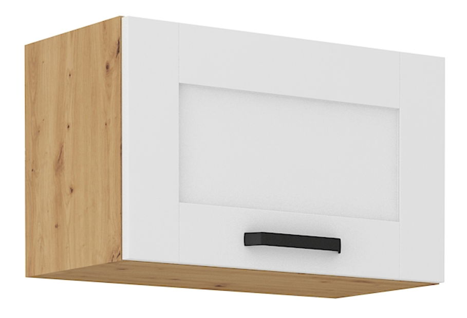 Horná skrinka Lesana 2 (biela + dub artisan) 60 GU-36 1F 