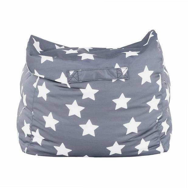 Sedací vak Buff Beauty (sivá + biela)