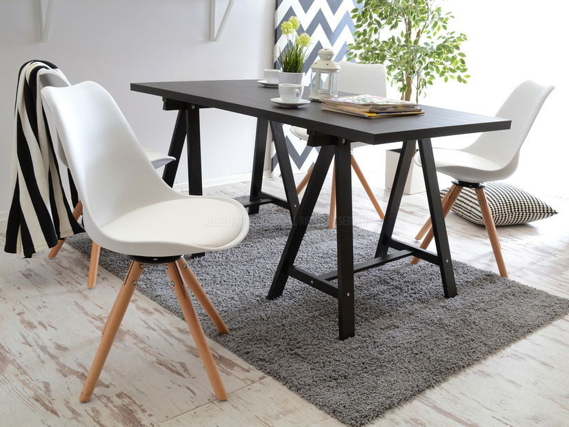 Stolička Large Otoc (biela + čierna)