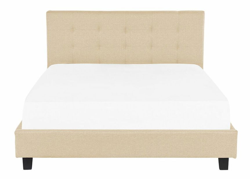 Bračni krevet 180 cm Rhiannon (bež) (s podnicom i madracem)