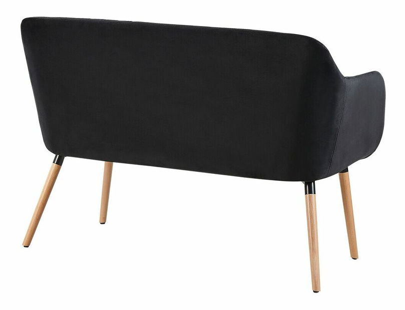 Pohovka dvojsedačka TORBY (čierna)