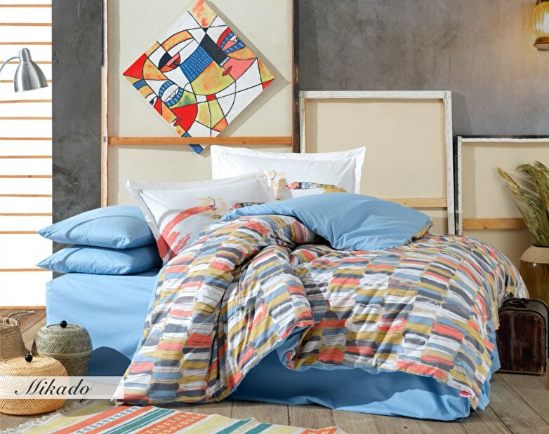 Lenjerie pat 260 x 240 cm Milana (multicolor)