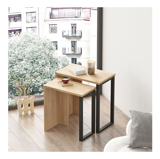 Set stolića za kavu (2 kom.) Nimelo 3 (orah)