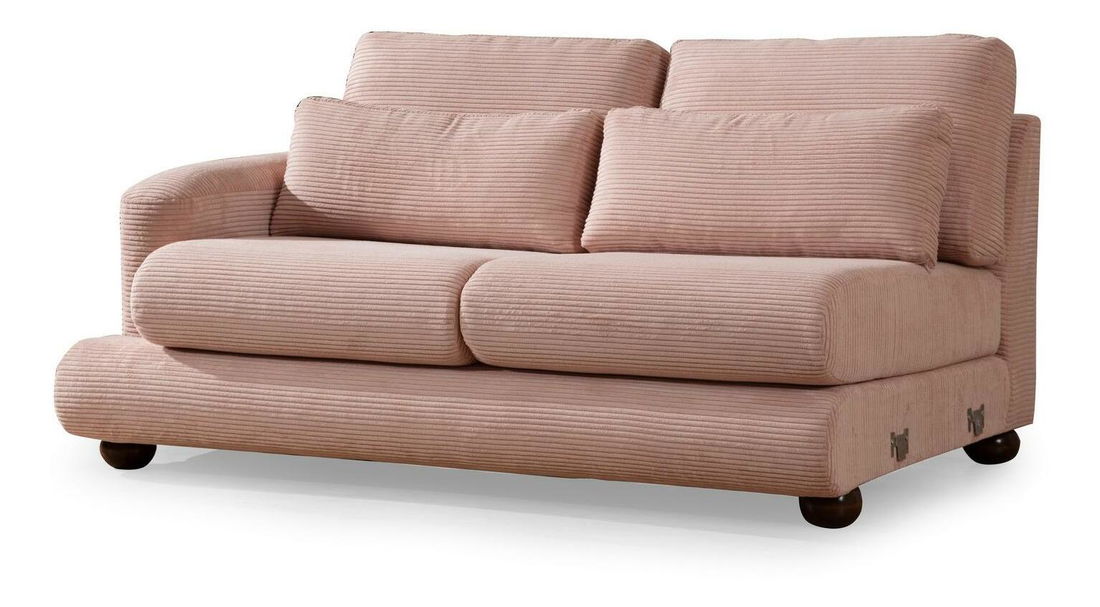 Kutna garnitura Riverolla (D) (ružičasta)