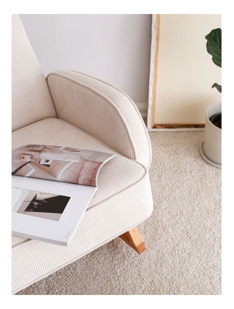 Hintafotel Yorgen (fehér)