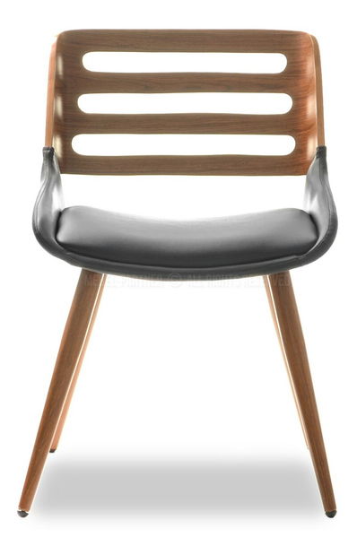 Stolička Kian (orech tmavý + orech)