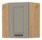 Dulap superior de bucătărie de colț Lucid 58 x 58 GN 72 1F (Stejar artisan + claygrey)