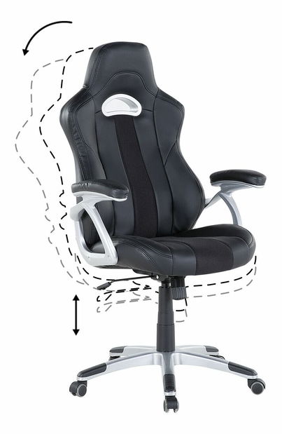 Scaun de birou Avantur (negru)