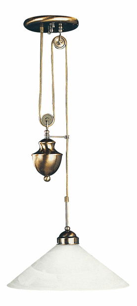 Aplică de perete Marian 2706 (bronz + alb)