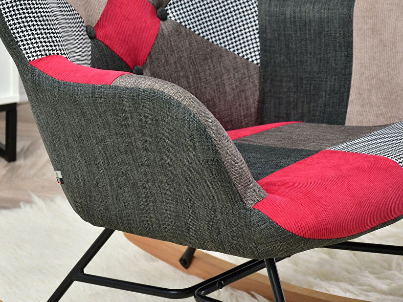 Fotel Sibyla (patchwork + fekete bükk)