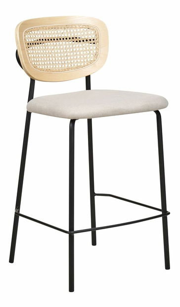 Set 2buc scaune tip bar Mayza (natural)