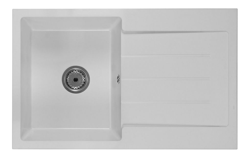 Mosogató Ruxom (fehér) (csaplyuk nélküll) (J)