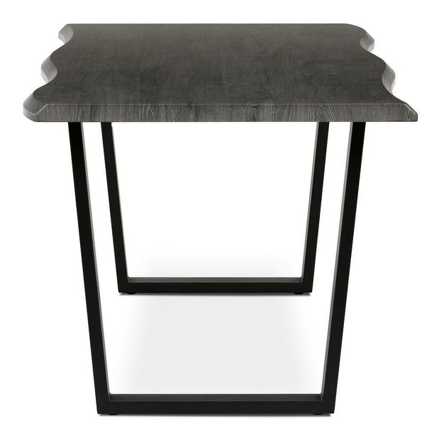 Masă sufragerie Hombros 3 (stejar gri) (pentru 8 persoane)