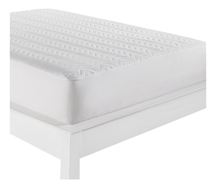 Matracvédő 180 x 200 cm + 30 cm Quiztec Fa (fehér)