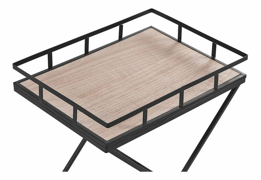 Măsuță servire Leoza (negru)