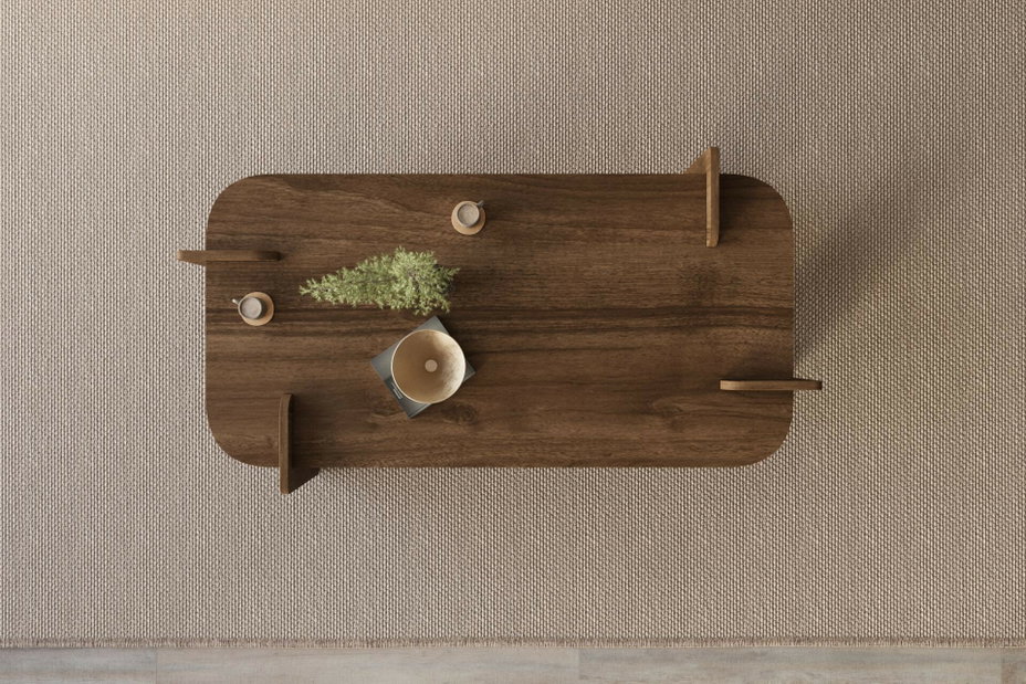 Măsuță de cafea Love (nuc)