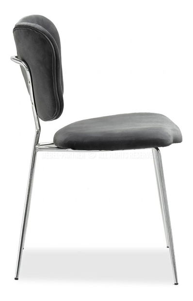 Stolička Wrangler (grafit + chrómová)