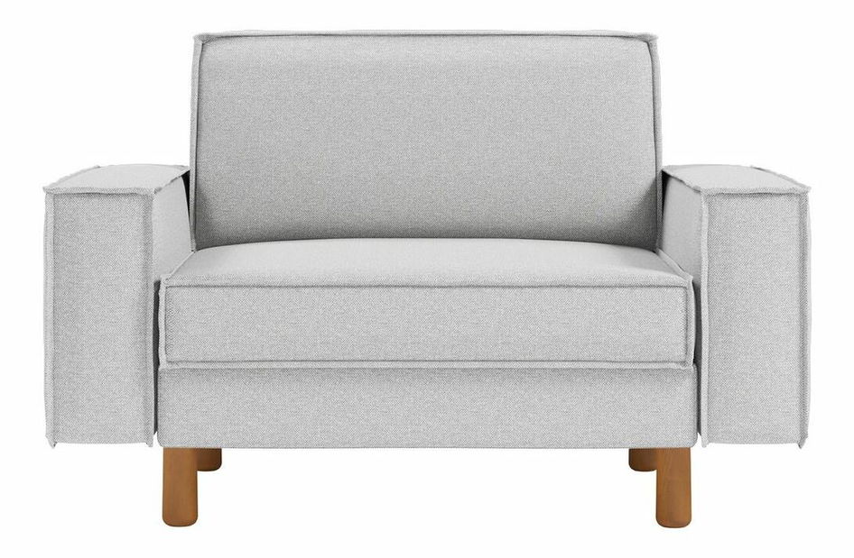 Kreslo Spary L (svetlosivá + orech)