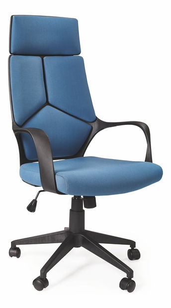 Irodai fotel Velia (kék + fekete)
