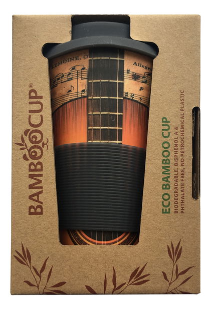 Termo hrnček Balev Bio Eco Bamboo Cup Guitar 0,4l
