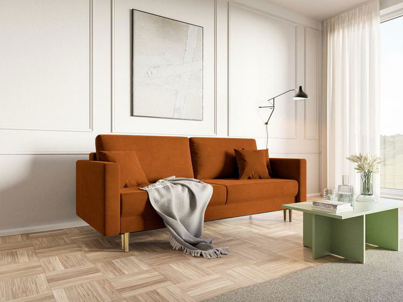 Canapea trei locuri Vallera (miere)