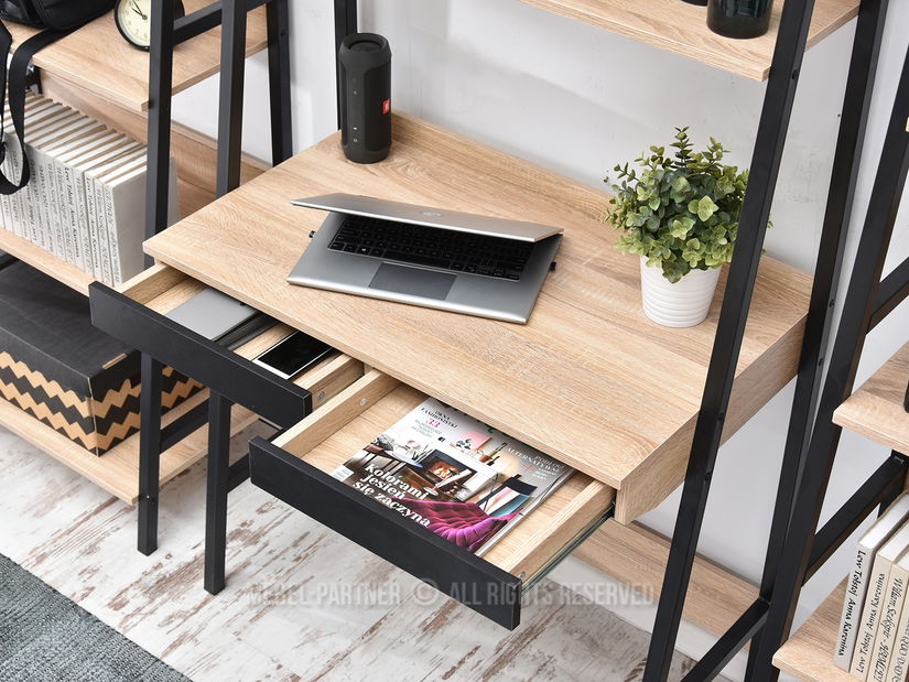 Masă PC Boge B (stejar + negru)