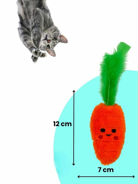 Hračka pre zviera Miyana (biela + oranžová)