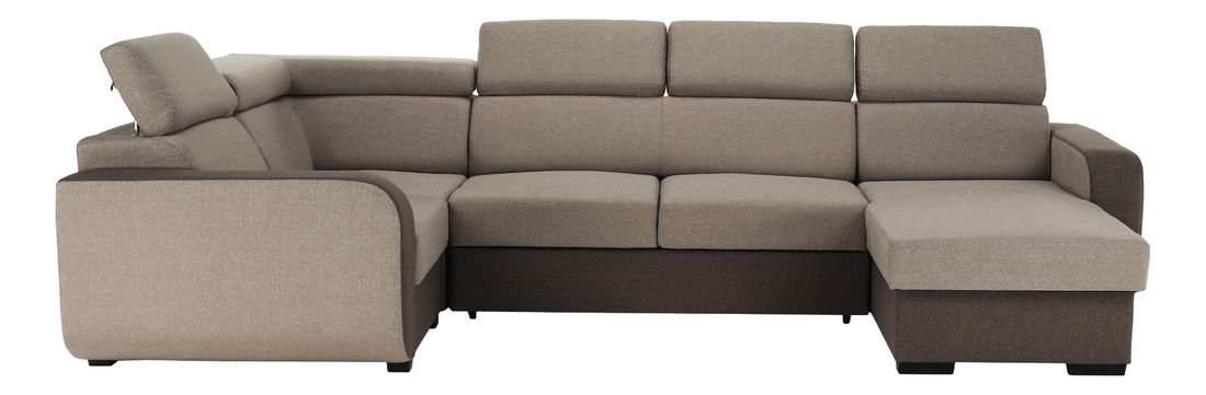 Colțar în formă de U Imani (maro deschis + maro)