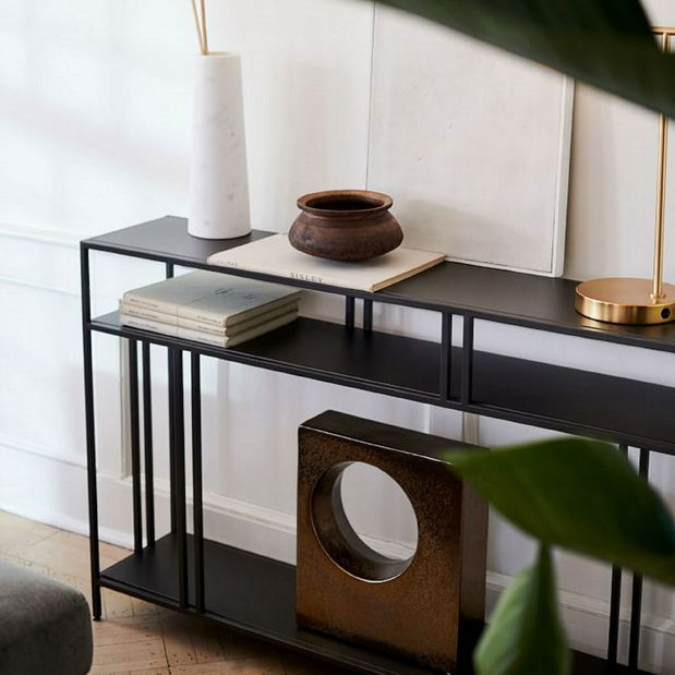 Konzolni stolić Venedikt (crna)