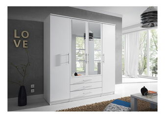 Ormar za garderobu Svalga 4D (bijela)