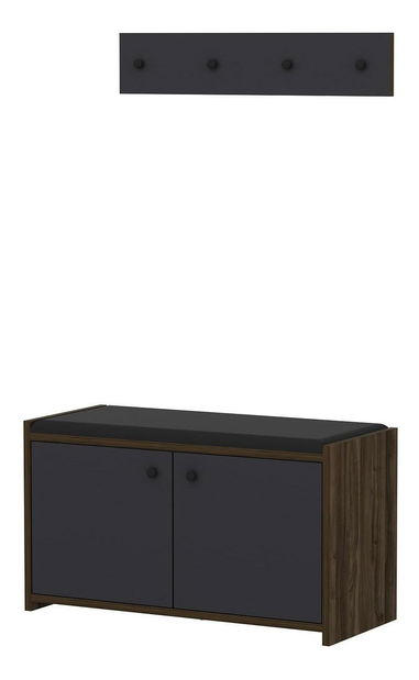 Set za predsoblje Zorro (antracit)