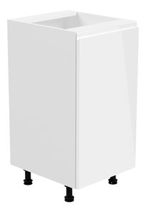 Donji kuhinjski ormarić D40 Aurellia (bijela + bijeli sjaj) (P)