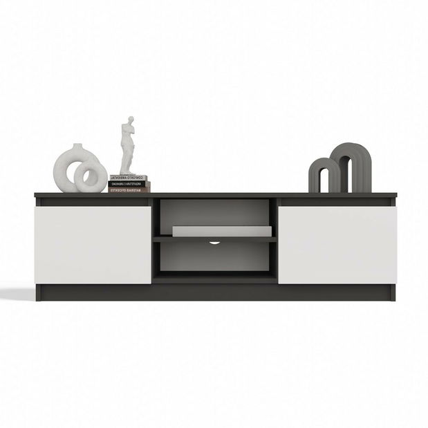 TV skrinka Musecalo 120 (antracit + biela)