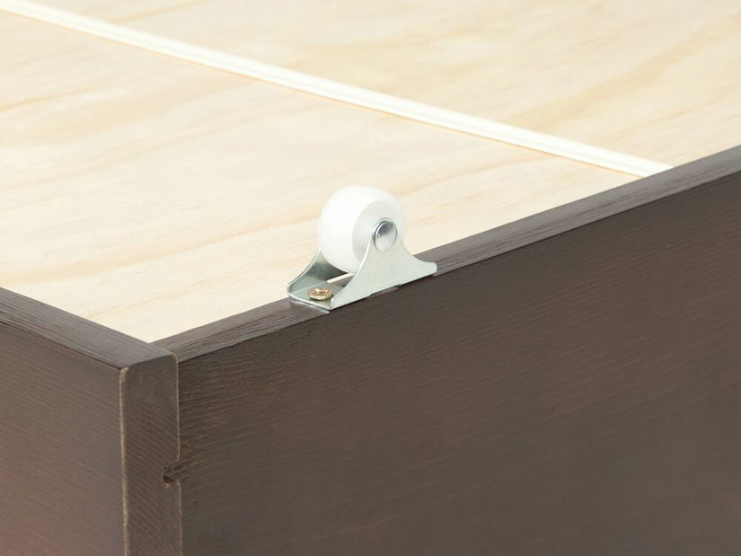 Set de 2 sertare de depozitare pentru pat Raynetta (lemn închis) 